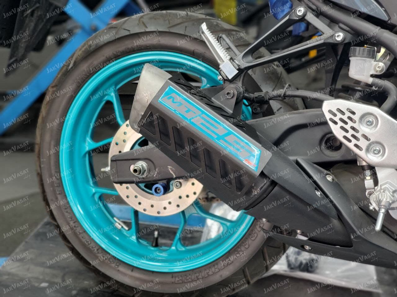محافظ اگزوز YAMAHA MT25 GP Gray / کد کالا ۲۰۰۴۸۸ — تصویر ۲
