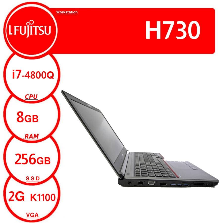 لپ تاپ استوک Fujitsu H730 — تصویر ۲