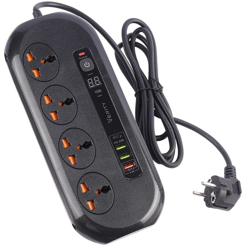 محافظ برق تایمردار و شارژر وریتی مدل V-PS3115 — تصویر ۳