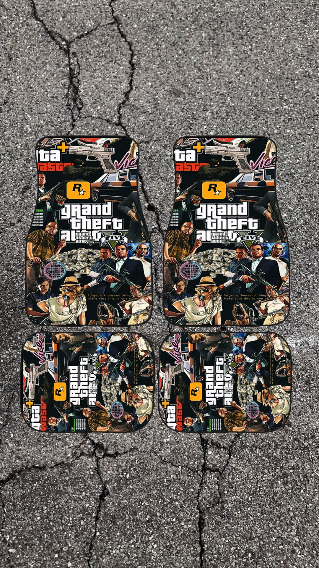 کفپوش طرح GTA