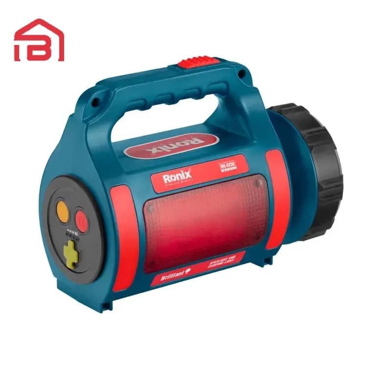 نور افکن شارژی برد 500 متر LiIon رونیکس مدل RH-4230 — تصویر ۶