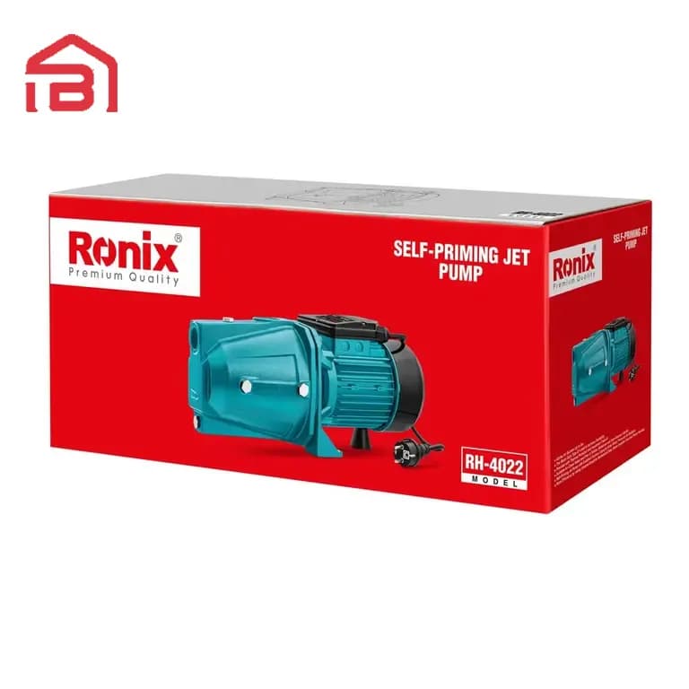 پمپ آب 1 اسب بخار جتی (خود مکش) رونیکس مدل RH-4022 — تصویر ۳