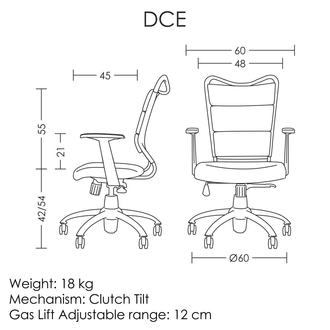 صندلی کارشناسی DCE-172 آرتمن — تصویر ۷