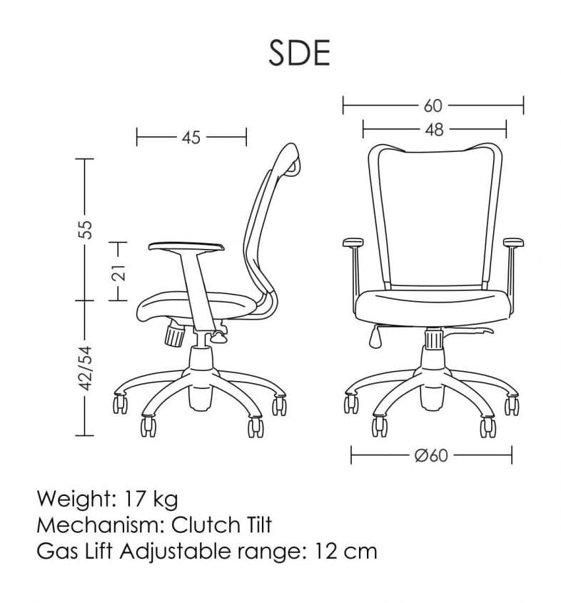 صندلی کارشناسی SDE-172 آرتمن — تصویر ۲