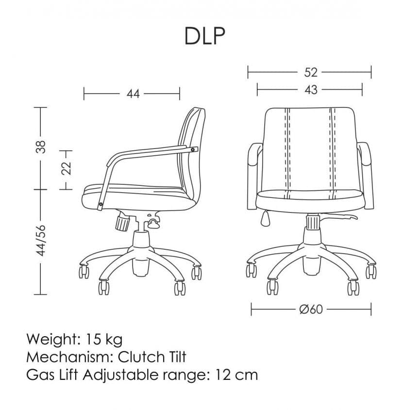 صندلی کارمندی DLP-162 آرتمن — تصویر ۲