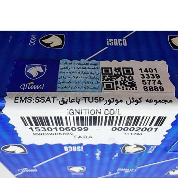 کوئل یکپارچه موتورTU5P با EMS:SSAT با عایق تارا ، پژو 207 ایساکو — تصویر ۴
