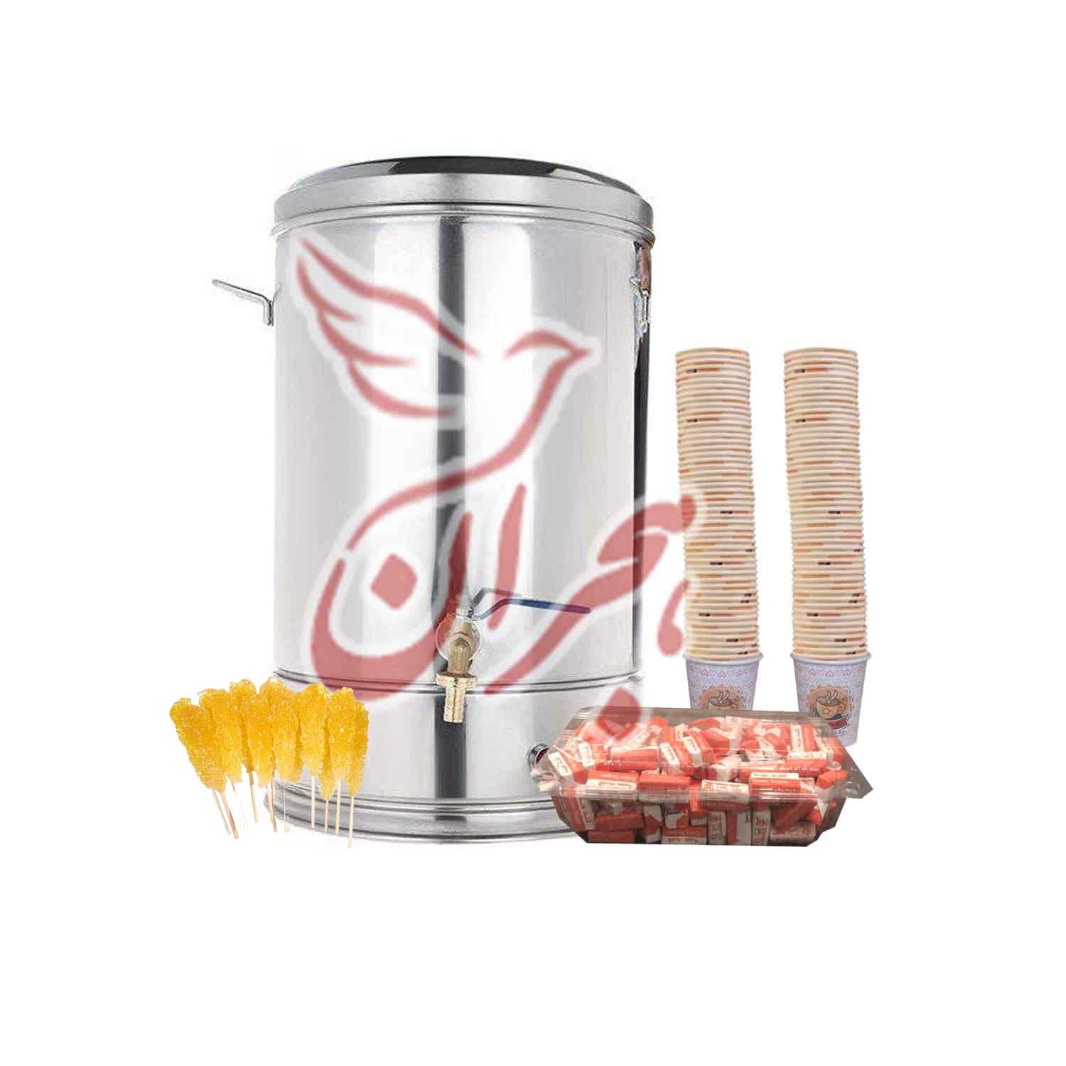 سماور چای و نبات زعفرانی
