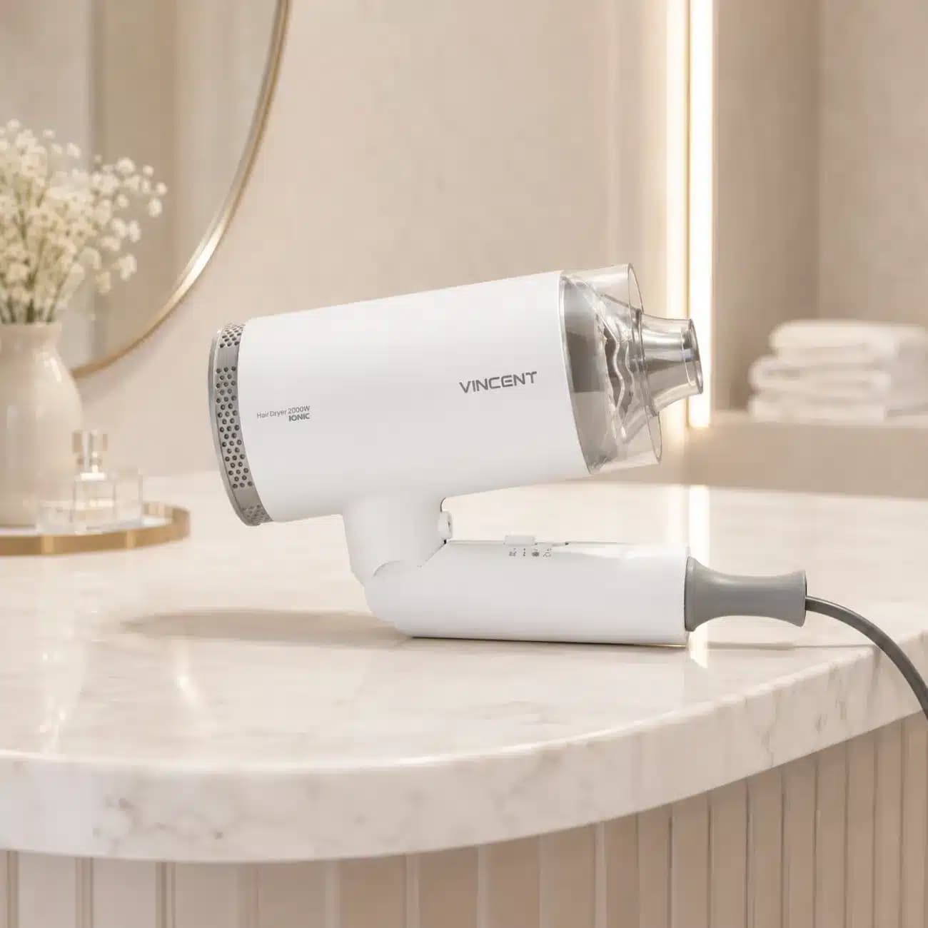 سشوار مسافرتی وینسنت Vincent مدل HD3120 توان 2000 وات — تصویر ۱۰