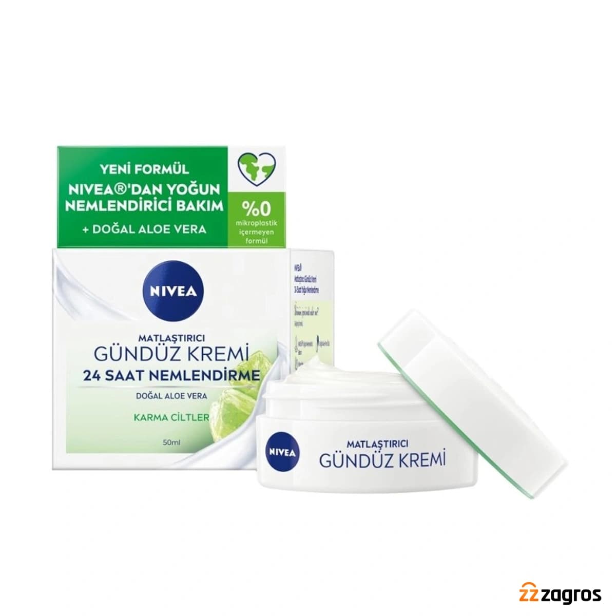 کرم مراقبت روزانه صورت مات کننده و مرطوب کننده Nivea نیوآ 50 میل