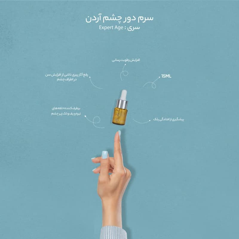 سرم دور چشم آردن اکسپرت ایج مدل 4160 حجم 15 میلی لیتر مجموعه 2 عددی — تصویر ۴