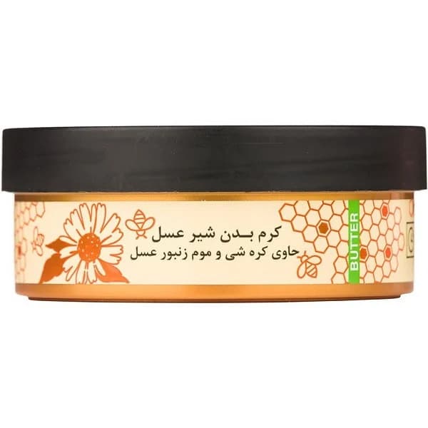 کره بدن دیپ سنس مدل Honey حجم 200 میلی‌لیتر مغذی و آبرسان قوی با کره شی، روغن نارگیل و آملا، ضد خشکی و نرم‌کننده پوست با جذب سریع و حفظ رطوبت طولانی‌مدت مناسب بانوان — تصویر ۳