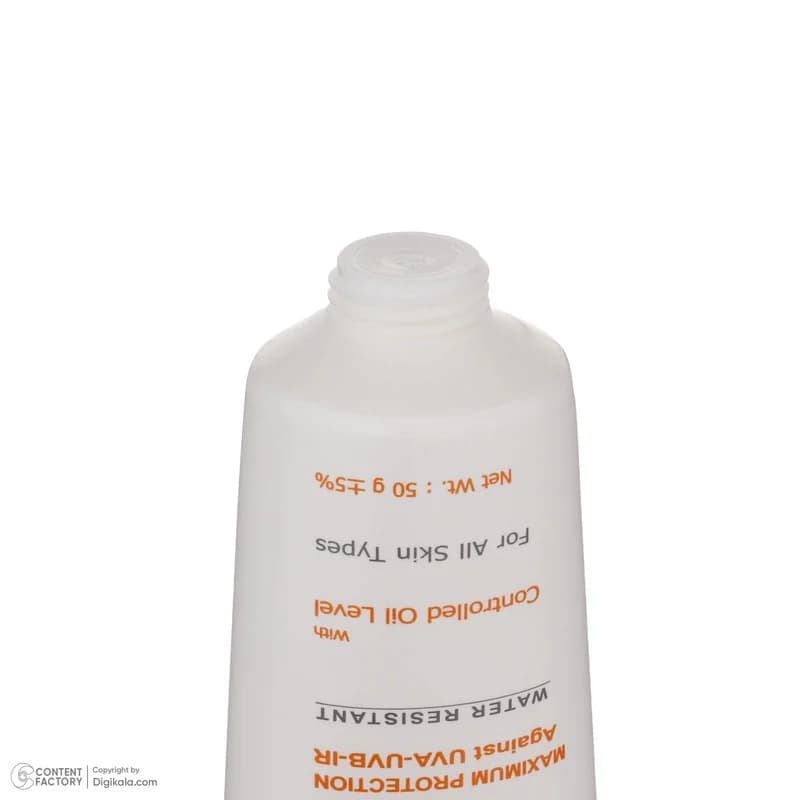 کرم ضد آفتاب بدون رنگ دکتر ژیلا SPF 63 مدل Maximum Protection ‌مناسب انواع پوست‌ وزن 50 گرم — تصویر ۴