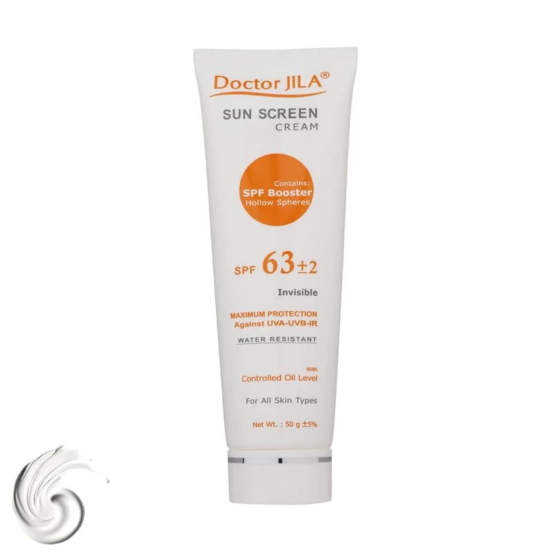 کرم ضد آفتاب بدون رنگ دکتر ژیلا SPF 63 مدل Maximum Protection ‌مناسب انواع پوست‌ وزن 50 گرم — تصویر ۳