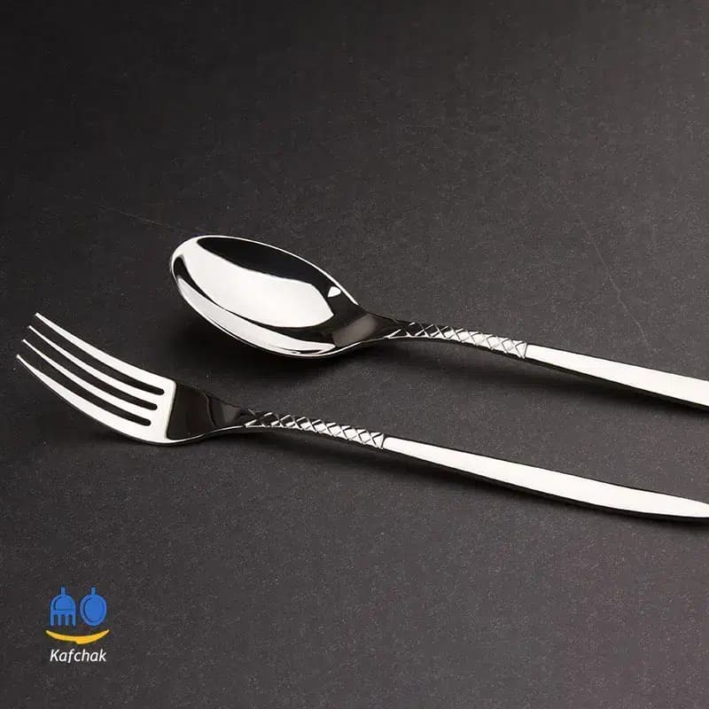 قاشق و چنگال SG – مدل 33 – استیل براق