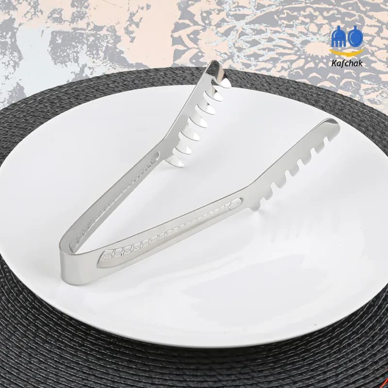 سرویس قاشق چنگال برند کفچک – مدل ورساچ – استیل مات و براق — تصویر ۵