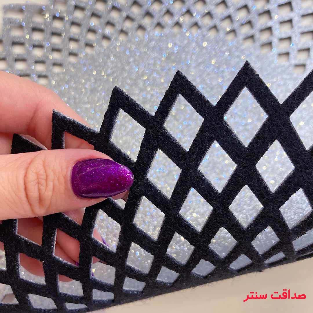 رومیزی 3 تکه مدل چرم مخمل خورشیدی کد sunCCC — تصویر ۵
