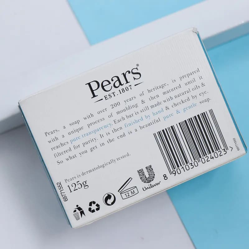 صابون شفاف کننده پیرز عصاره نعنا Pears حجم 125 گرم 92755 — تصویر ۲