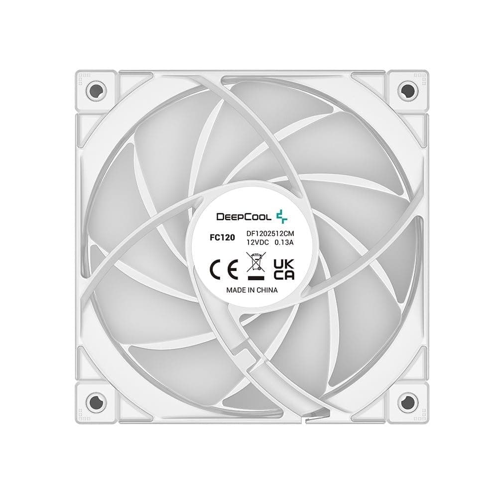 فن کیس دیپ کول FC120 WHITE بسته 3 عددی — تصویر ۲