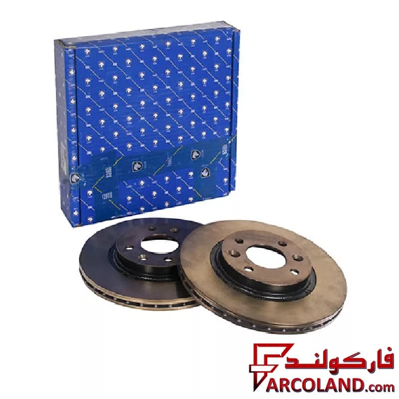 دیسک ترمز جلو ایساکو مدل 0670207802 مناسب رنو استپ وی بسته 2 عددی