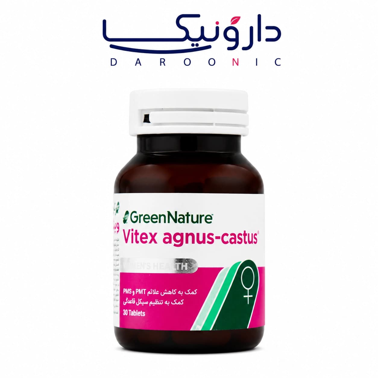 قرص ویتکس اگنوس کاستوس گرین نیچر 30 عددی Green Nature Vitex Agnus Castus