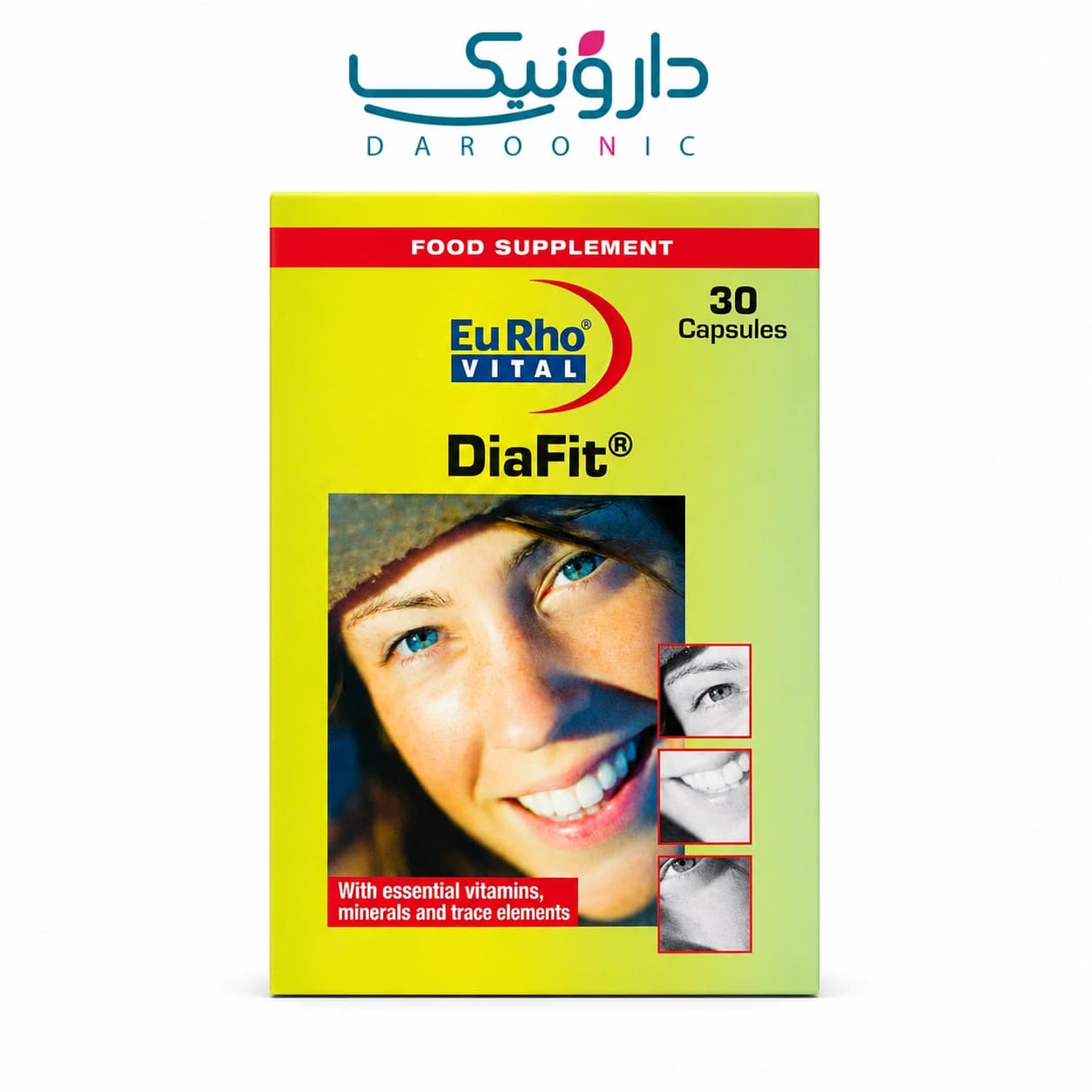 کپسول دیافیت یوروویتال 60 عددی EuRho Vital DiaFit 60 Caps