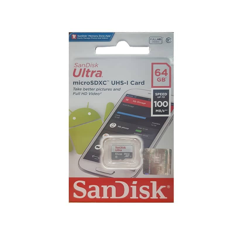 کارت حافظه microSDXC سن دیسک مدل GN3MN ظرفیت 64 گیگابایت — تصویر ۳