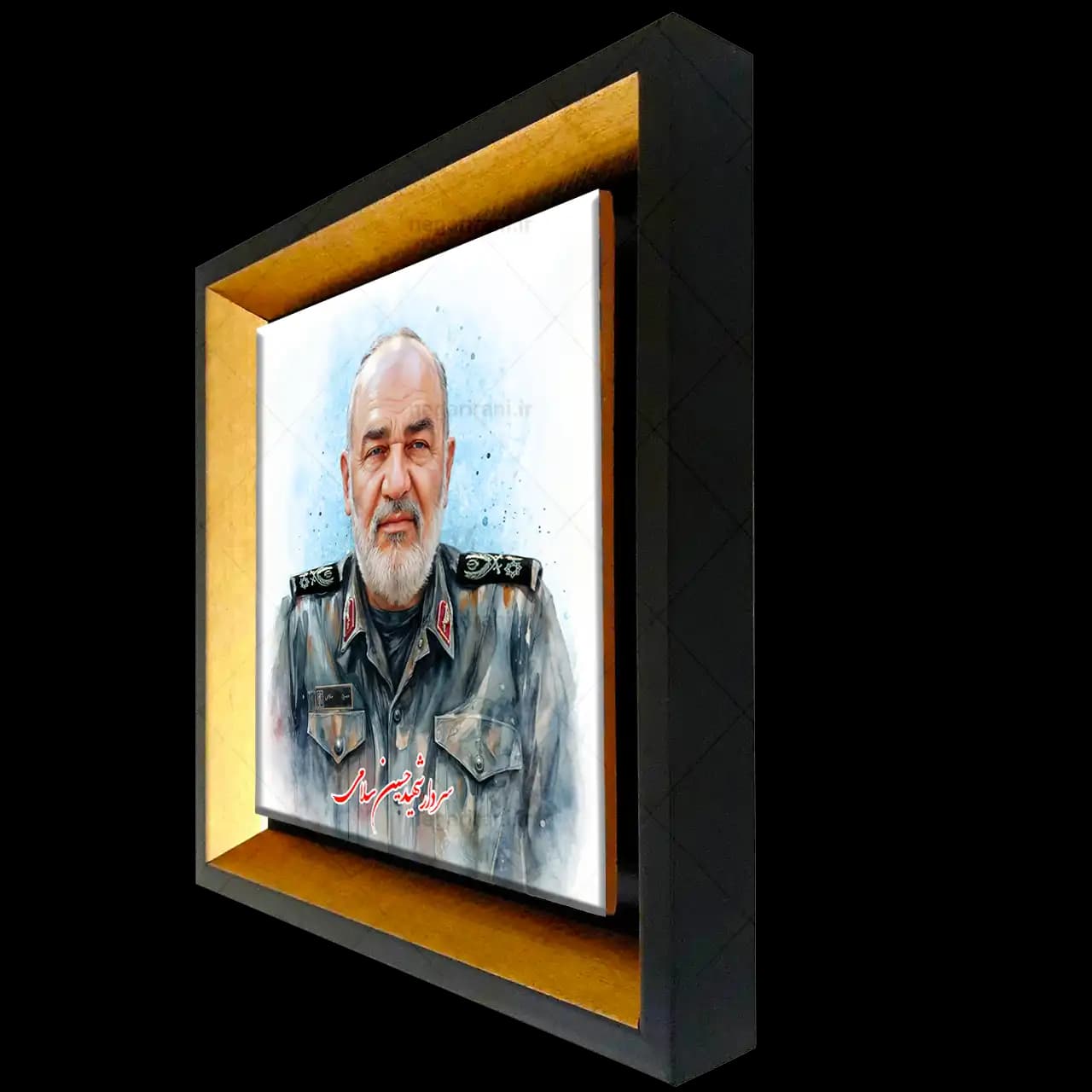 تابلو کاشی سردار شهید حسین سلامی مدل 2Z 95 — تصویر ۲