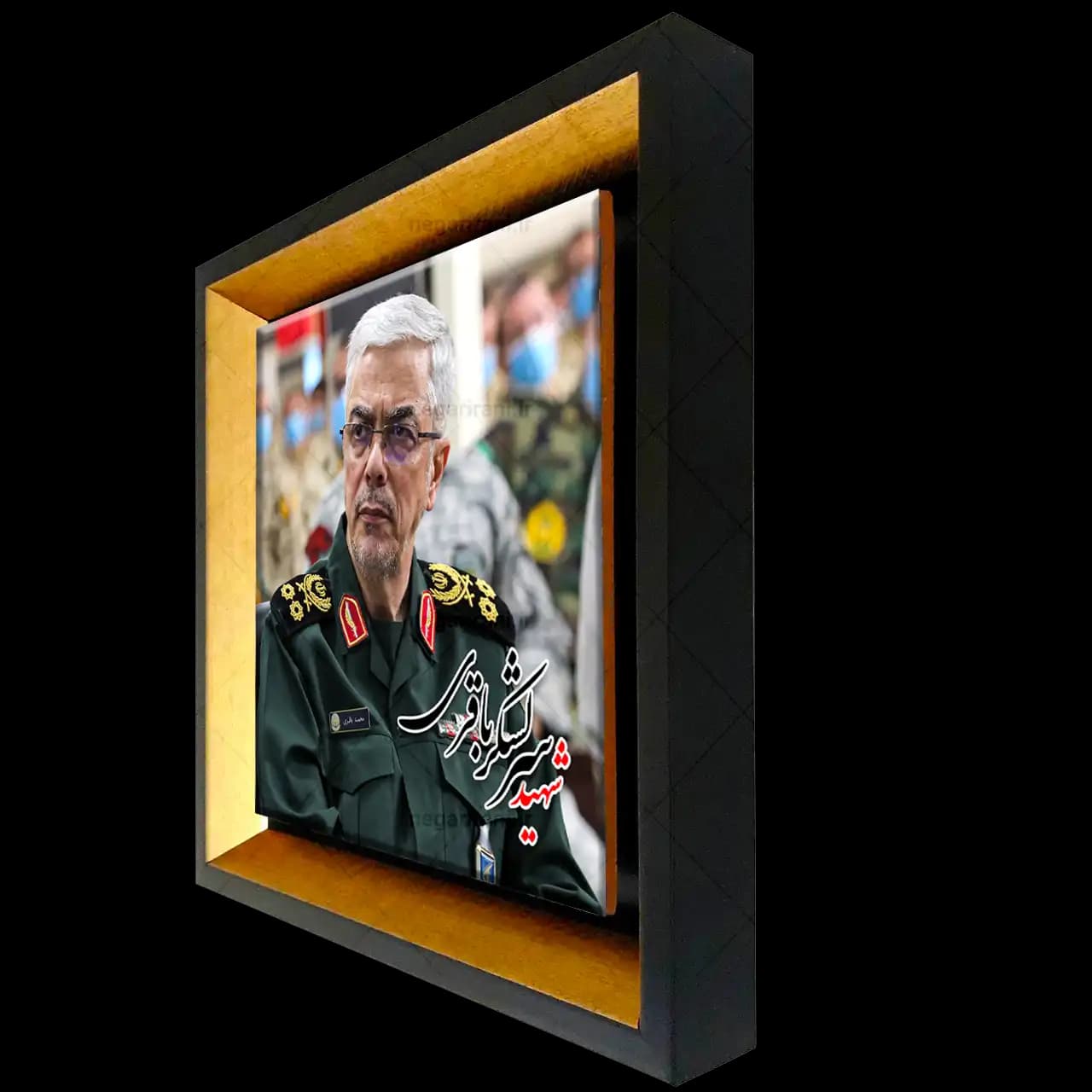تابلو کاشی شهید سرلشکر محمد باقری مدل 2Z 93 — تصویر ۲
