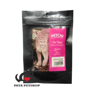 تشويقی گربه مرغ و ميگو برند پت چی Petchi