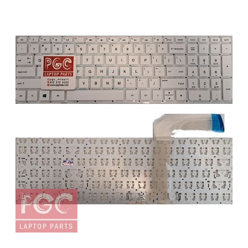 کیبورد لپ تاپ اچ پی Laptop Pavilion 15 P White