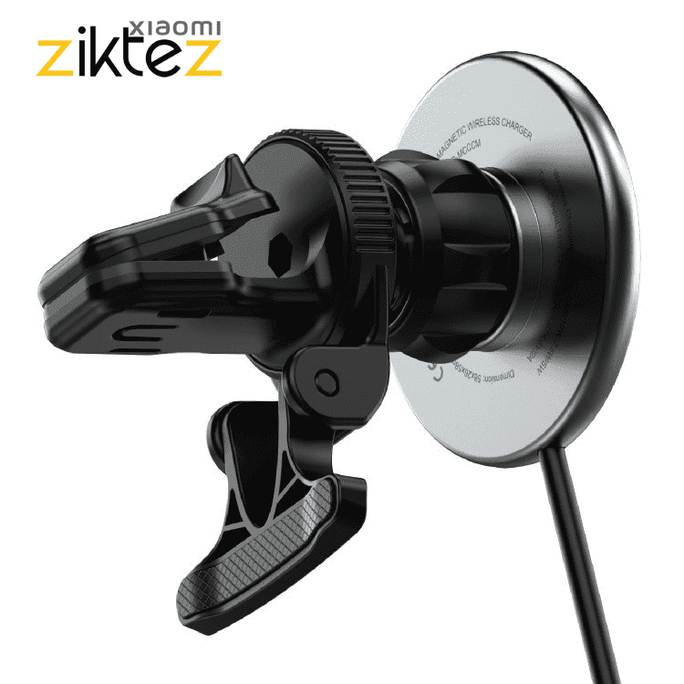 هولدر شارژر وایرلس مگنتی 20 وات Porodo 3 In 1 Magnetic Car Charger Mount (اورجینال ارسال فوری) — تصویر ۵