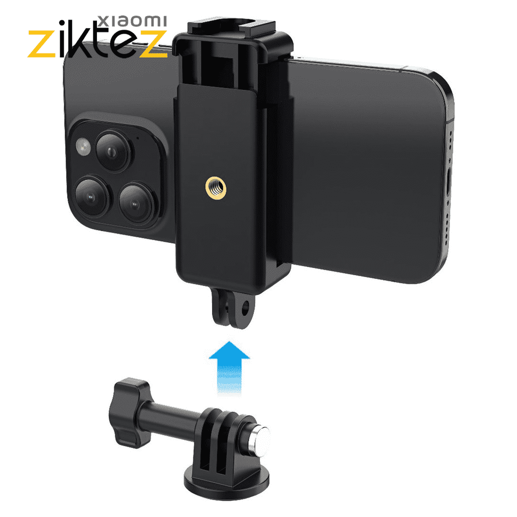 پایه موبایل و دوربین هولدر پایه مکشی Porodo 2in1 Mobile and Camera Mount with Suction Base(اورجینال ارسال فوری) — تصویر ۲
