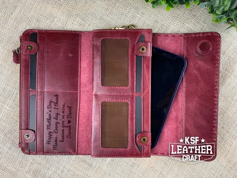 کیف پول زنانه چرم طبیعی مدل Wallet 16 | سیلوا چرم — تصویر ۶