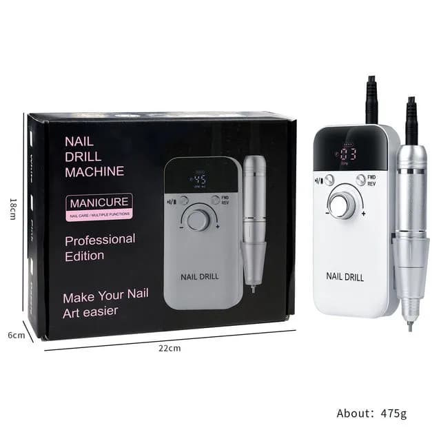 سوهان برقی شارژی نیل دریل Nail Drill — تصویر ۲