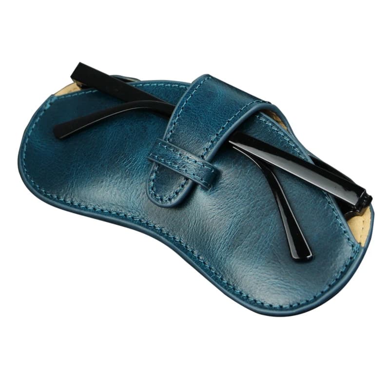 کیف عینک چرم طبیعی مدل Glass Bag 27 | سیلوا چرم — تصویر ۵