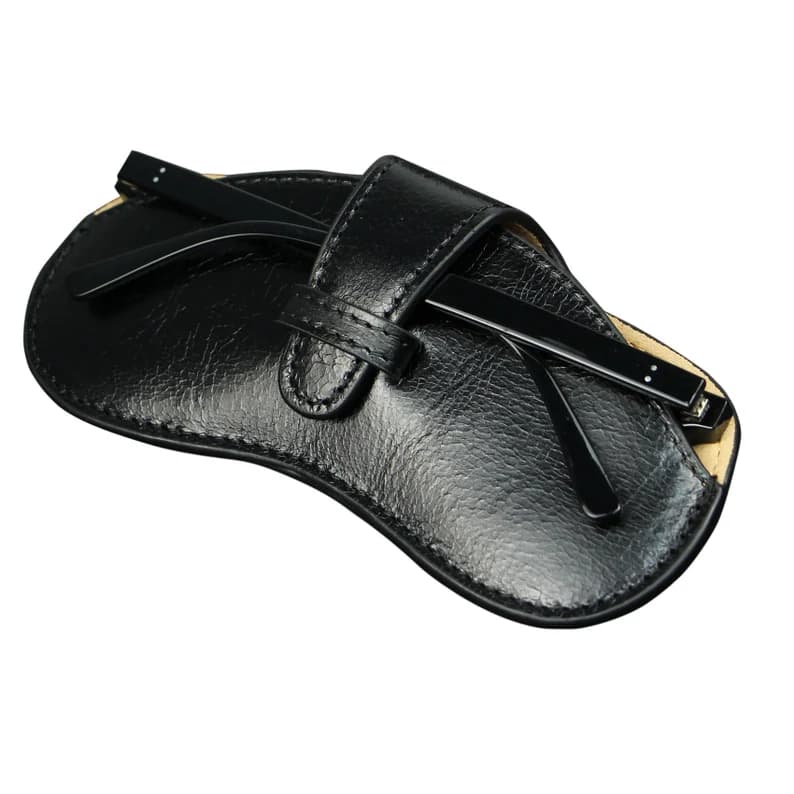 کیف عینک چرم طبیعی مدل Glass Bag 27 | سیلوا چرم — تصویر ۳