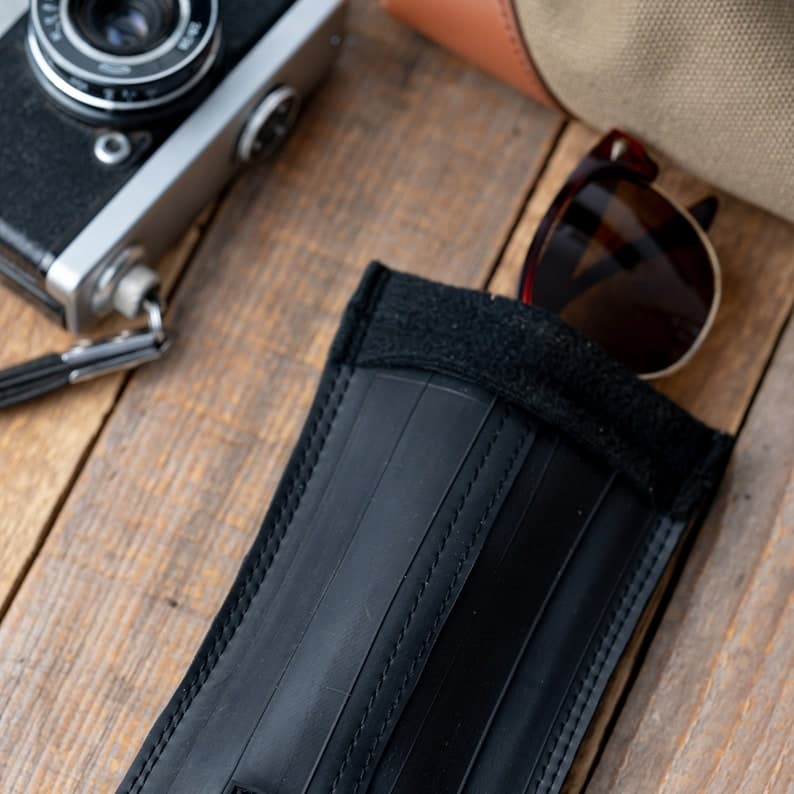 کیف عینک چرم طبیعی مدل Glass Bag 25 | سیلوا چرم — تصویر ۲