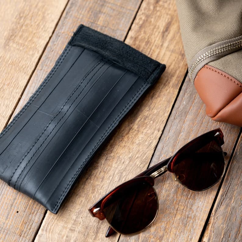 کیف عینک چرم طبیعی مدل Glass Bag 25 | سیلوا چرم — تصویر ۵