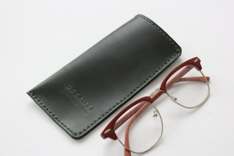 کیف عینک چرم طبیعی مدل Glass Bag 23 | سیلوا چرم — تصویر ۲