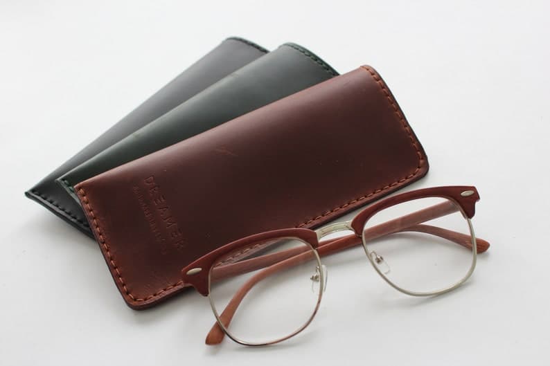 کیف عینک چرم طبیعی مدل Glass Bag 23 | سیلوا چرم — تصویر ۵