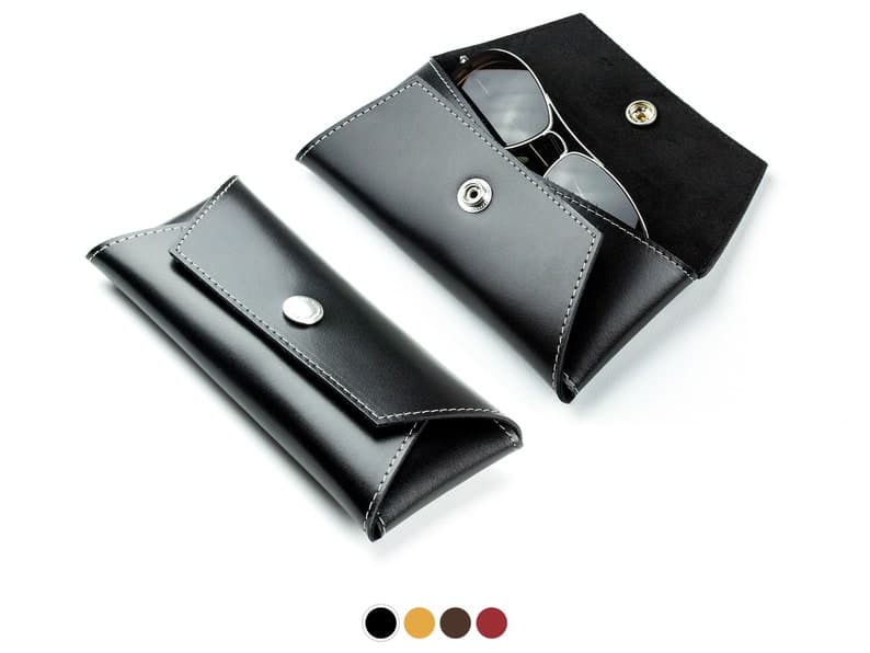 کیف عینک چرم طبیعی مدل Glass Bag 11 | سیلوا چرم — تصویر ۵