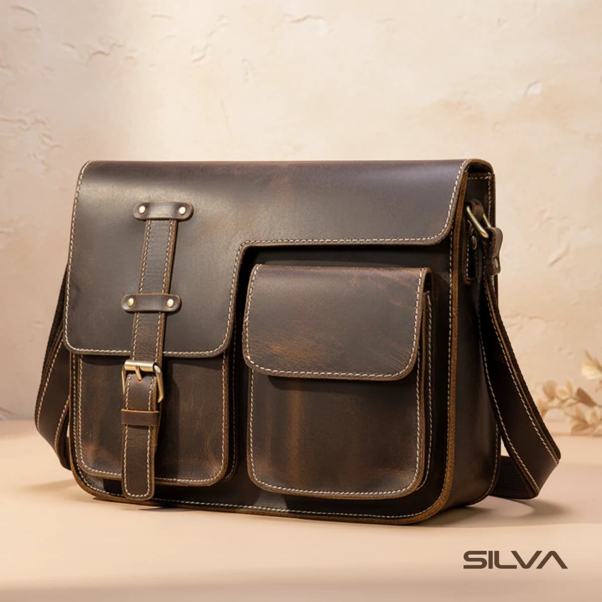 کیف لپتاپ چرم | مدل SILVA Laptop Bag24