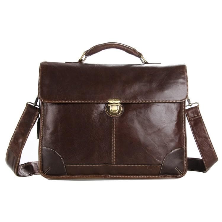 کیف اداری چرم طبیعی مدل Office Bag 31 | سیلوا چرم — تصویر ۳