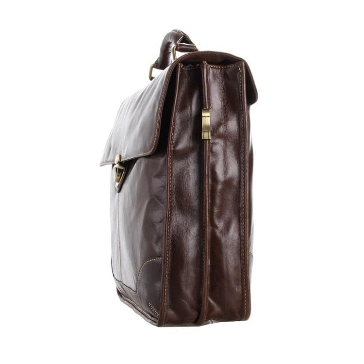 کیف اداری چرم طبیعی مدل Office Bag 31 | سیلوا چرم — تصویر ۵
