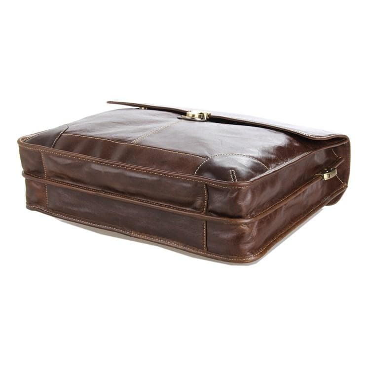 کیف اداری چرم طبیعی مدل Office Bag 31 | سیلوا چرم — تصویر ۷