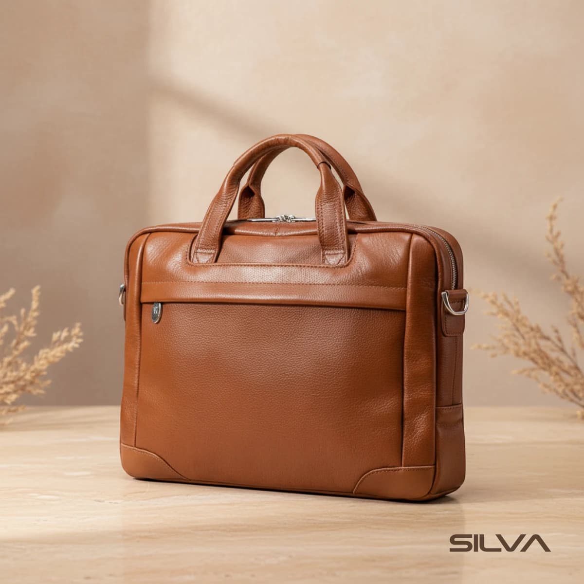 کیف لپ تاپ چرم طبیعی مدل Laptop Bag 11 | سیلوا چرم