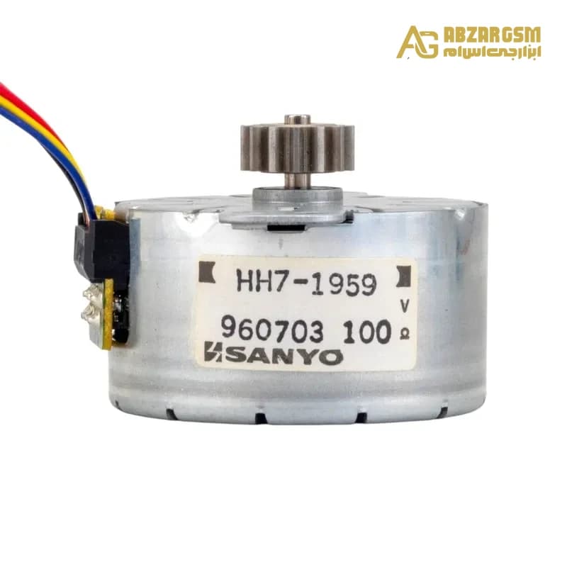استپ موتور گرد دو فاز 15 درجه 5 سیمه مدل HH7-1959 برند SANYO — تصویر ۲