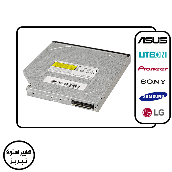 درایو DVD (دی وی دی رایتر) اینترنال لپ تاپ DVD Sata SuperSlim 9.5mm — تصویر ۳