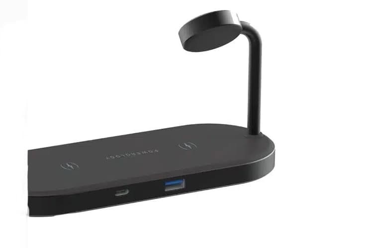 شارژر رومیزی پاورولوژی Powerology 4in1 Fast Charging Power Dock مدل P41MFCHBK — تصویر ۴