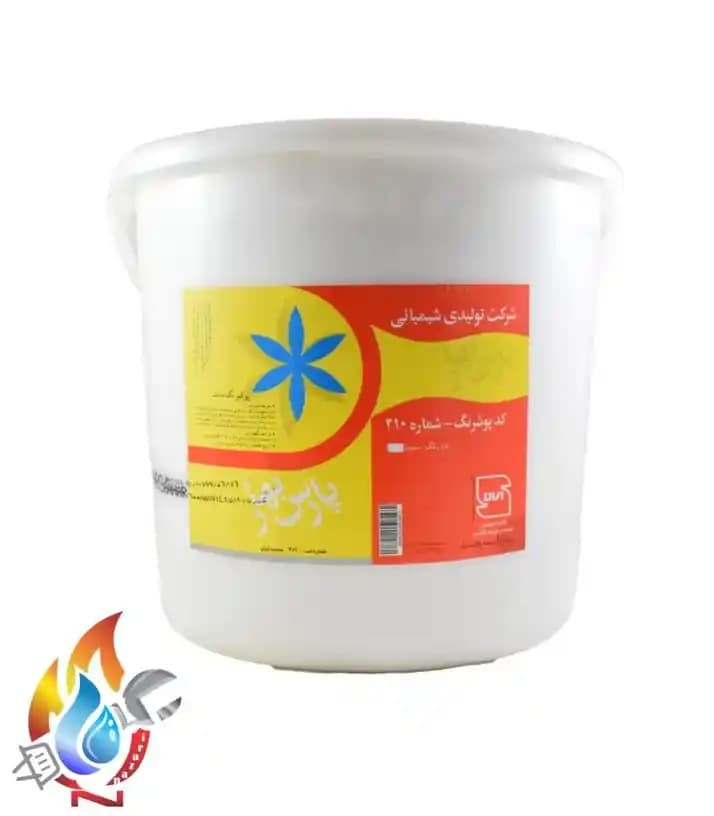رنگ پلاستیک پارس بهار درجه دو دبه 12 کیلویی